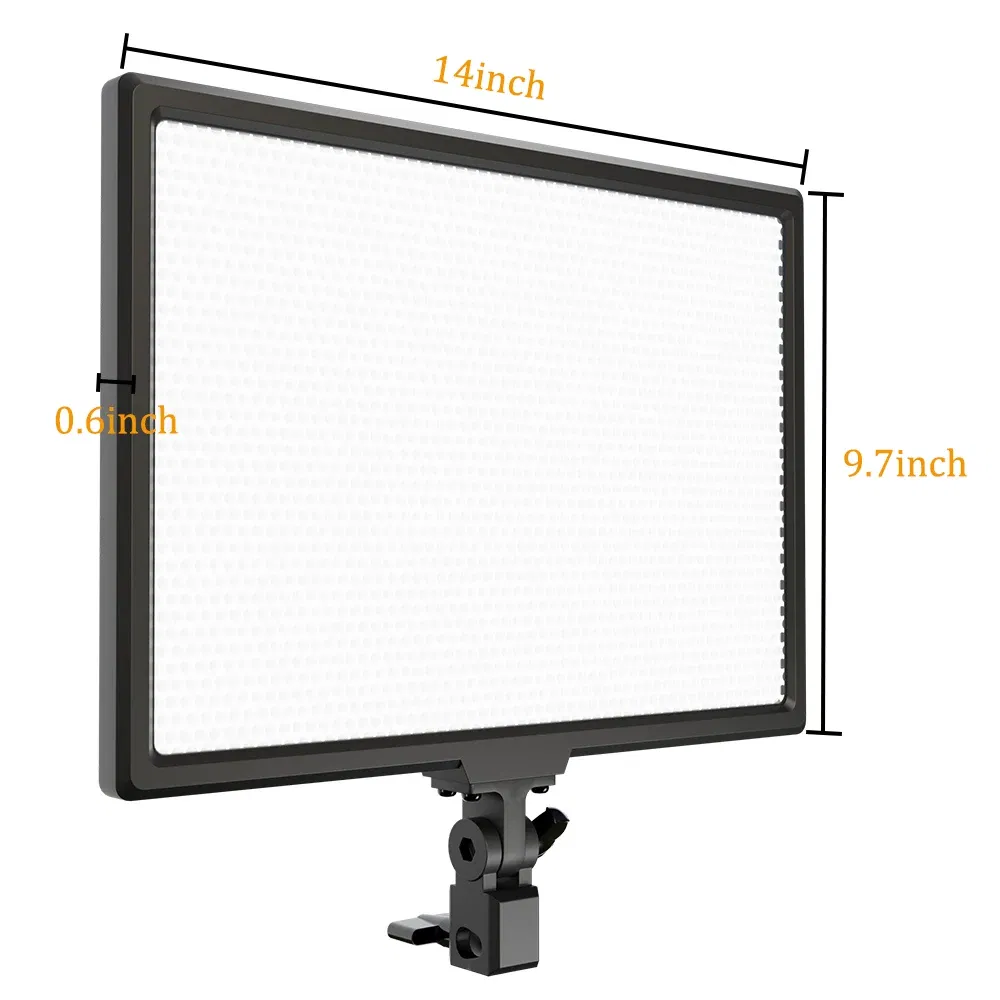 Color: BROWN, Ships From: CHINA - SH 14inch Photography LED Panel Video Light Selfie Dimmable Lighting Photo Studio Live Stream Fill Lamp Three Color With Tripod