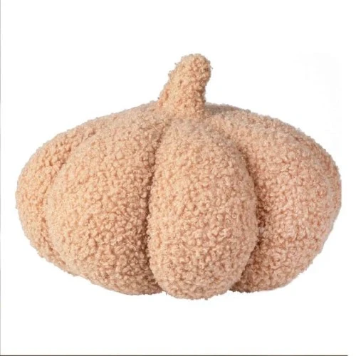 Pumpkin Spice Medium Orange Boucle Pumpkin Decoration