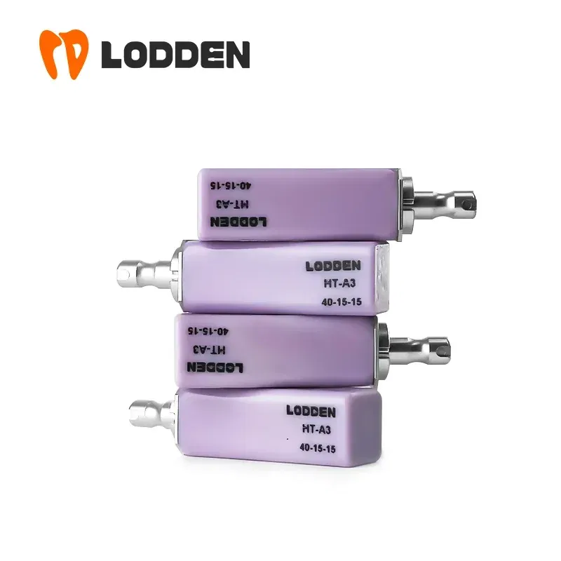 Color: Brown - 4pcs/box Dental Lithium Disilicate(Glass Ceramic) B40 Cube LT/HT for CAD CAM Inlay Veneer Crown Sirona cerec milling system