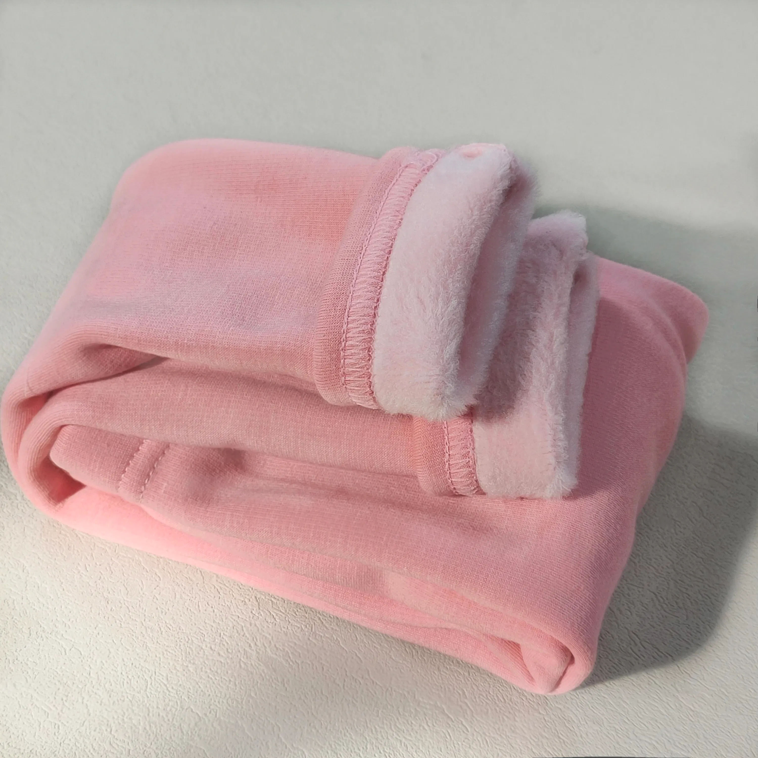 Color: black, Kid Size: 5T - 2024 Girls' Pants Children's Winter Thickened Warm Pants Warm Elastic Pink Navy Blue Underpants Boys' Pants