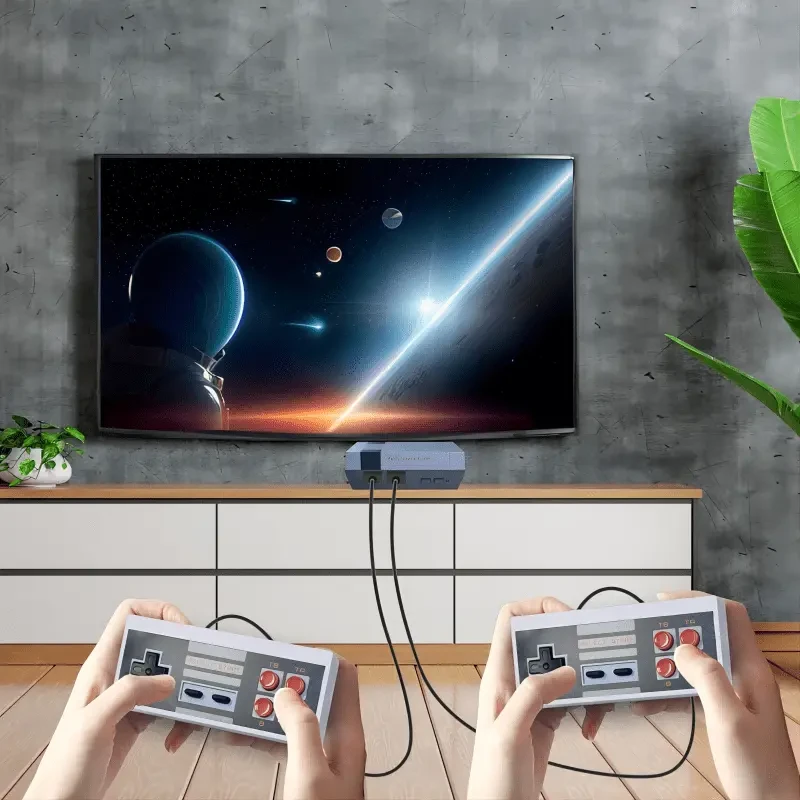 Classic Nostalgic Wired Mini Game Console