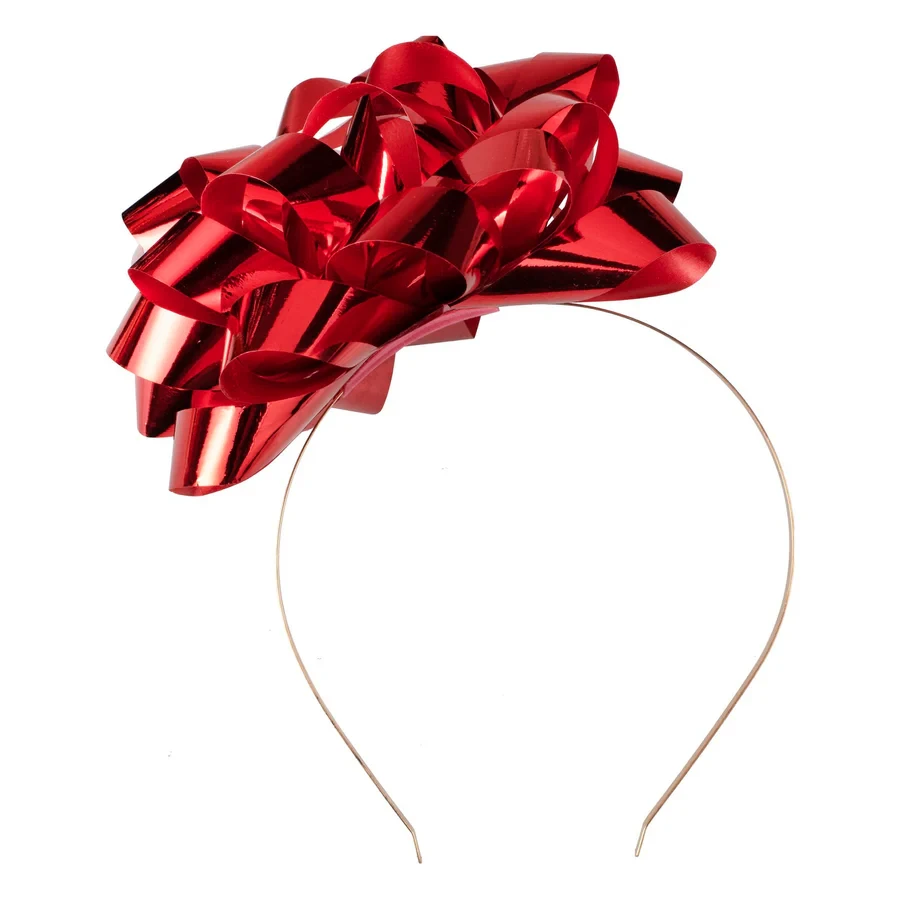 Christmas Headband - Merry & Bright Present Bow