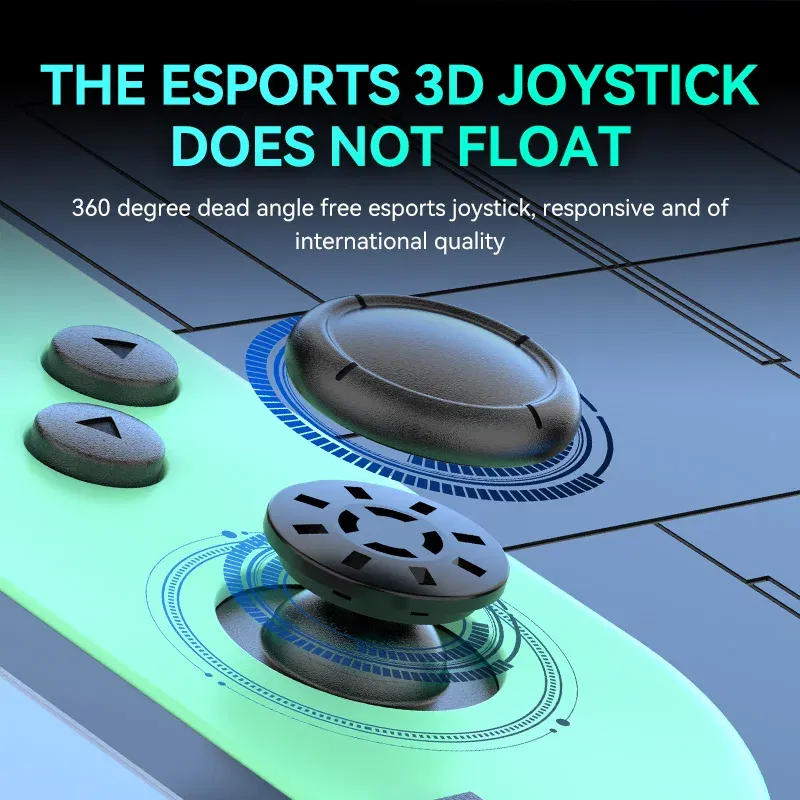 Color: Yellow - STORM WYRM Bluetooth Joystick for Switch NS Game Left and Right Wireless RGB With Light Small Handle JOY-02