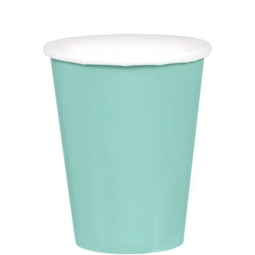 Paper Cups 20 Pack - Robin's-Egg Blue