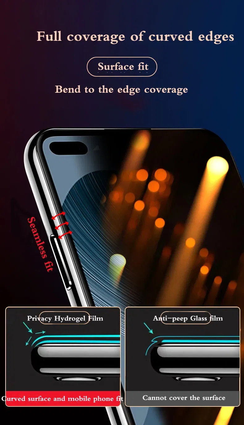 Bundle: 3 Pieces, Material: Anti Peeping, Compatibility by Model: Poco F7 Pro - F7Ultra Privacy Screen Protector For POCO X7 F7Pro Matte Hydrogel Film POCO F6 Pro X6Pro HD Anti Peeping F6 Soft Full Coverage