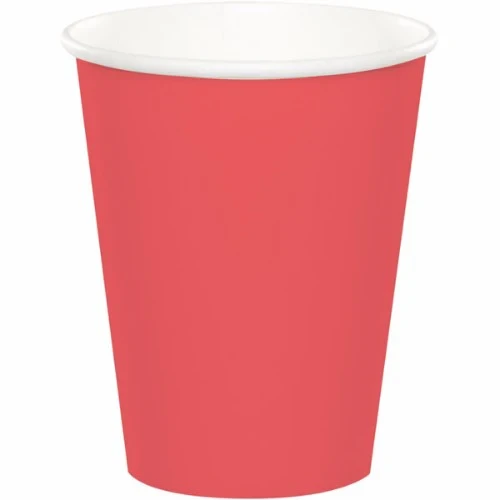Coral Cups Paper Hot /Cold - Pack of 24