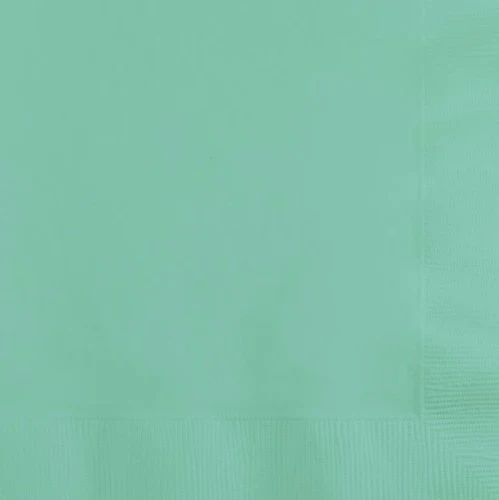 Fresh Mint Green Beverage Napkins - Pack of 50