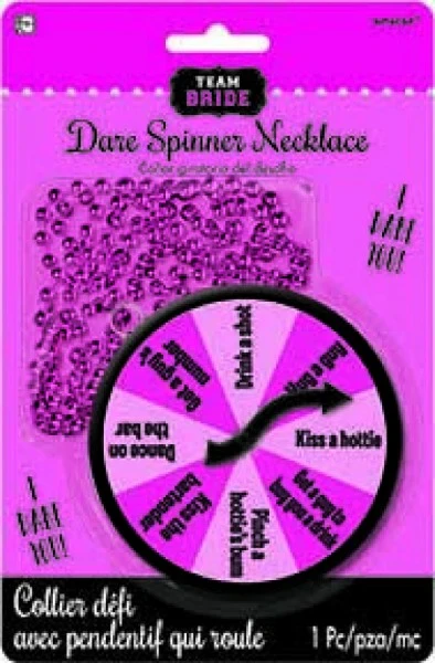 Bachelorette Party Prop - Spin Dare Pendant