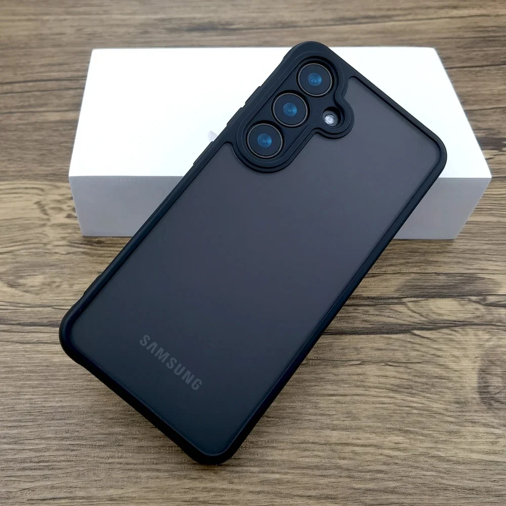 Color: black, Compatibility by Model: Galaxy A16 - Luxury Matte Case For Samsung Galaxy A56 A55 A54 A53 A52 A36 A35 A34 A13 A14 A15 A16 A17 A25 A26 A06 A05 A07 Protective Cover