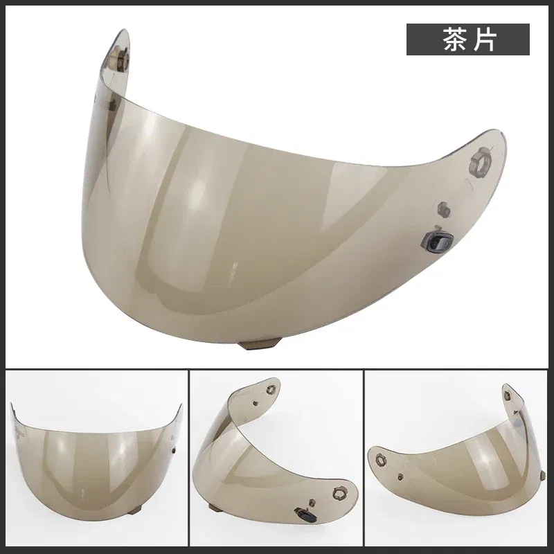 Color: Silver - Helmet Visor for HJC CL16 CL17 CLST CLSP CSR1 CSR2 CS15 TR1 FG15 HS11 FS15 Helmet Shields Uv Protection Capacete Accessories