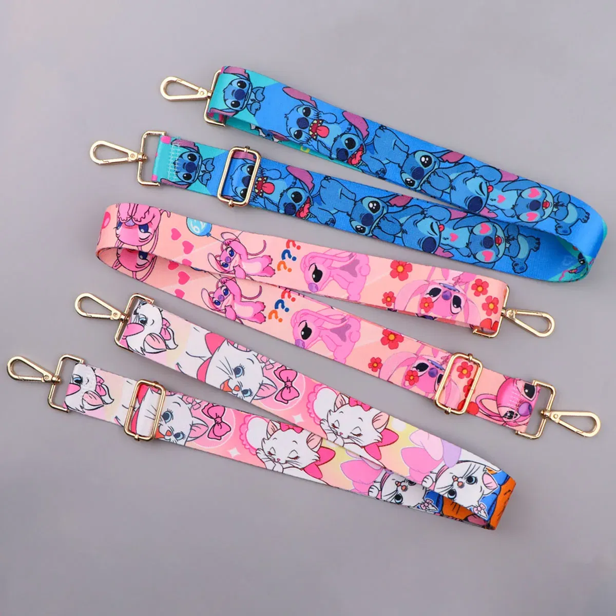 Color: Chocolate - Cute Cat StitchLadies Messenger Bag Shoulder Strap Bag Strap One Shoulder Adjustable Shoulder Strap Accessories Bag Strap