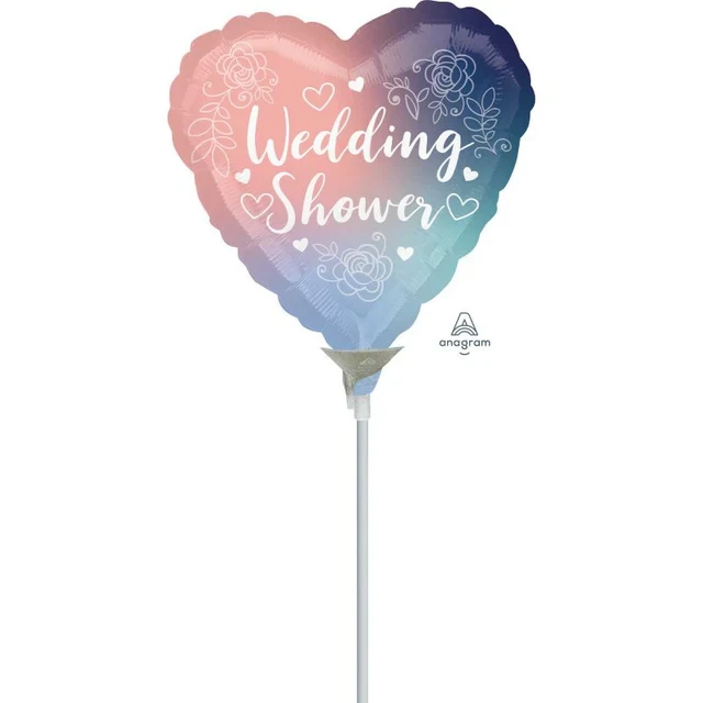 Foil Balloon - Twilight Lace Bridal Wedding Shower (22cm)