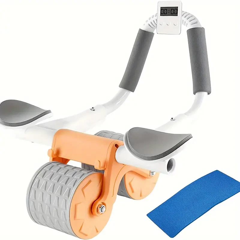 Automatic Rebound Abdominal Wheel with Elbow Support