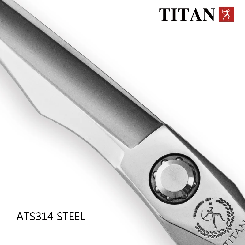 Color: Black - TITAN professional barber scissors 6inch cutting hair thinning set shear JP ATS314 stainless steel