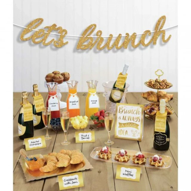 Mimosa Let's Brunch Decorating Kit