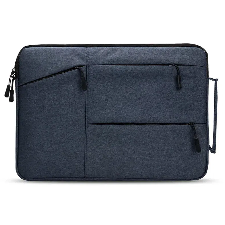 Color: wine red, Size: 15" - Laptop Handbag Sleeve Case 12 13 14 15 16 inch For HP DELL Notebook Bag Carrying Bag Macbook Air Pro 15.4 15.6 Protective Cases