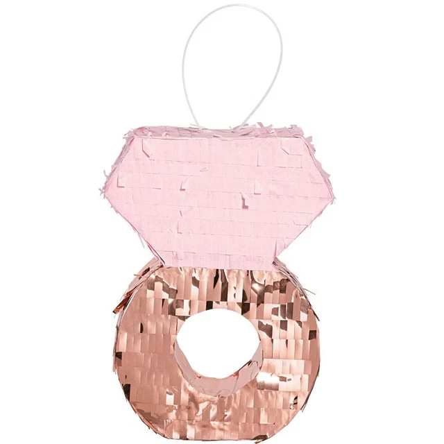 Blush Wedding Ring Mini Decoration