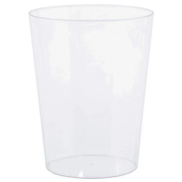 Plastic Cylinder Container - Medium (Clear)