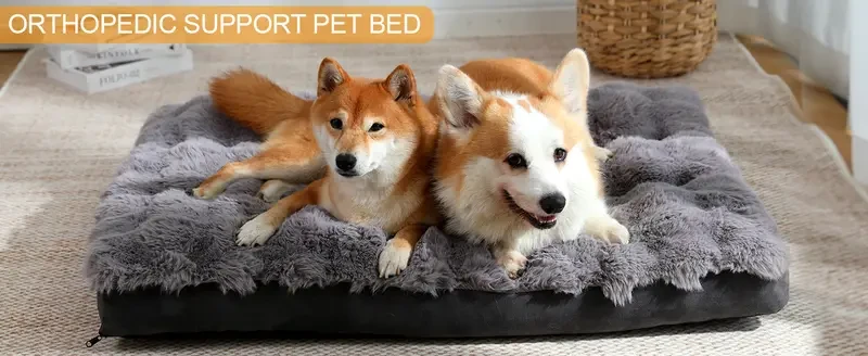 Orthopedic Dog Bed for Extra Large Dogs with Removable Washable Cover