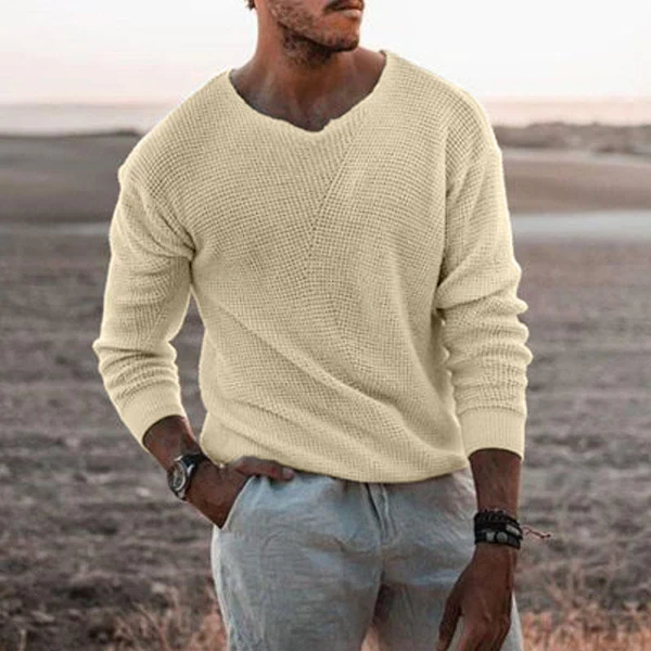 Round Neck Slim Pullover Knitwear