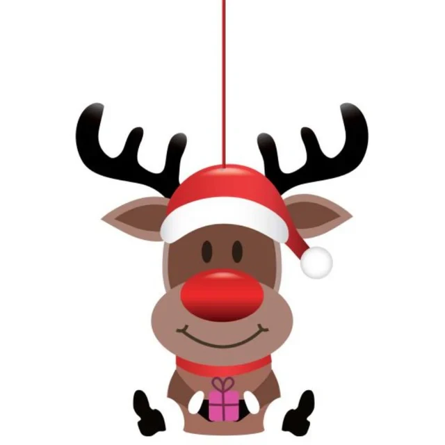 Reindeer Door Hanger Decoration