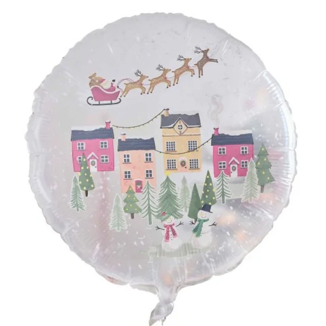 Merry Little Christmas Foil Balloon