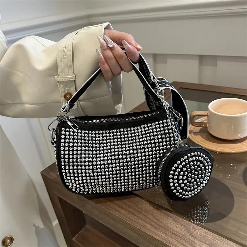 Shoulder Crossbody Bag With Small Purse