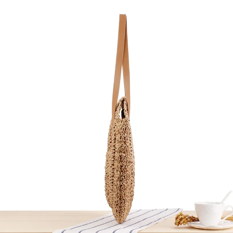 Round Summer Beach Handbag