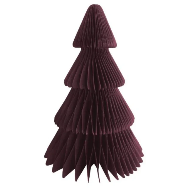 Christmas Honeycomb Red Tree Decoration 20cm