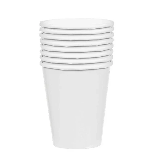 354ml Paper Cups 20 Pack- Frosty White  - Pack of 20