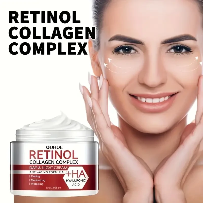 Unisex Retinol Moisturizing Cream With Collagen
