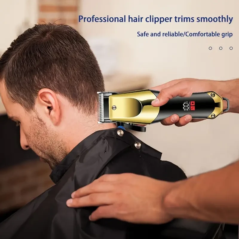Set Professional Men's Electric Hair Clippers Kit,