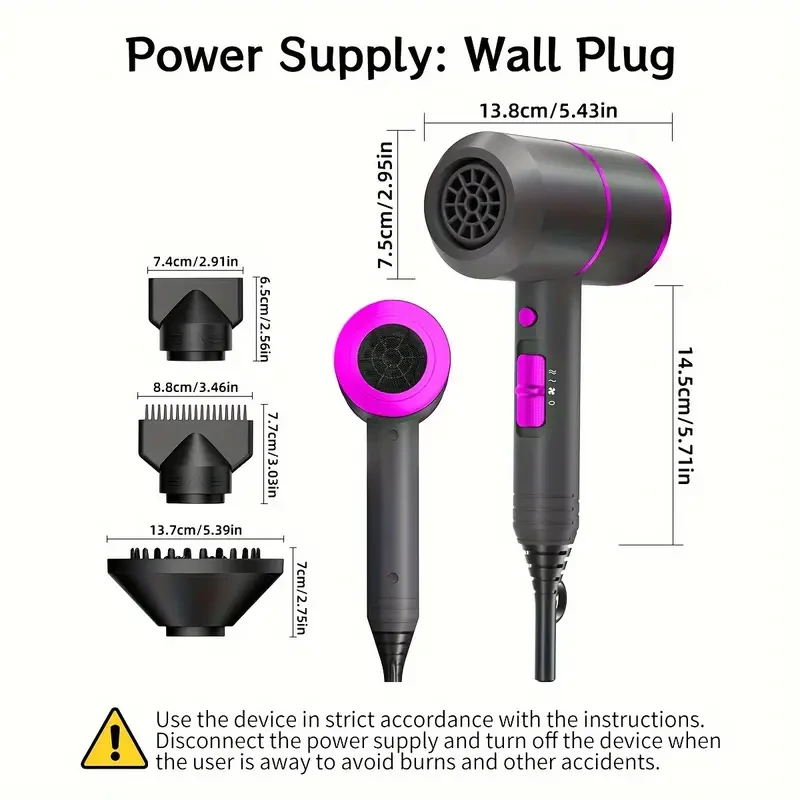 Professional Electric Hair Dryer 2000W