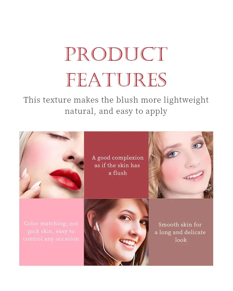 SIx Colors Liquid Blush Face Repair Rouge