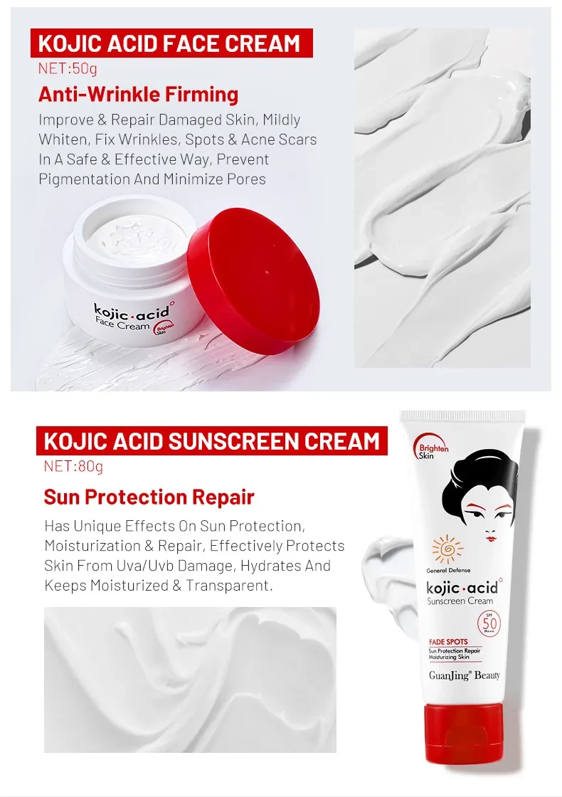 Kojic Acid Toner And Lotion Set
