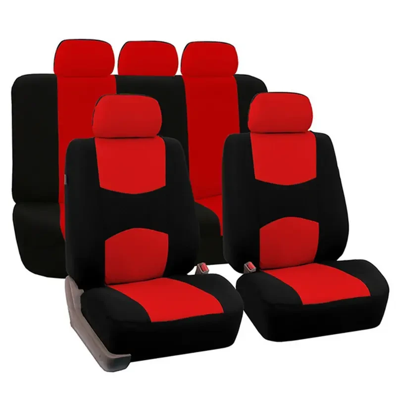 5-Seat Universal Car Seat Covers - Premium Waterproof Polyester Protector for Cars, Trucks, SUVs