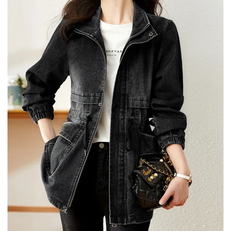Chic Custom Denim Jacket for Women