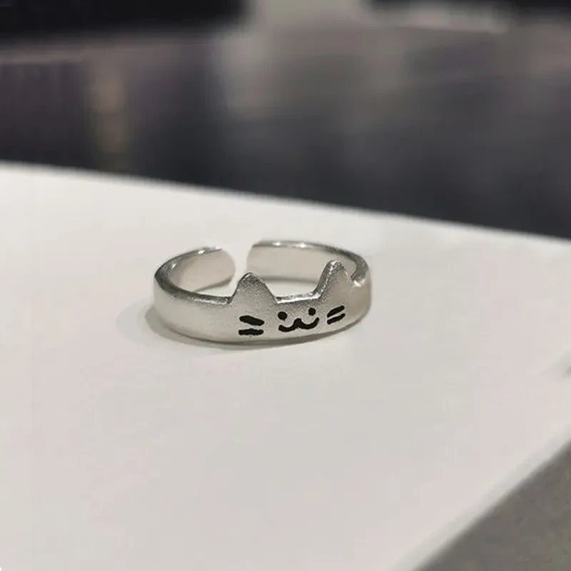 Cartoon Kitten Puppy Couple Rings