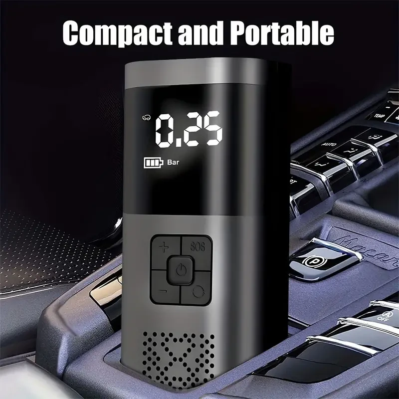 150 PSI Corded Tire Inflator Car Air Pump with LED Display