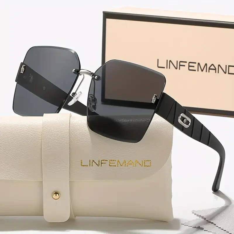 Oversized Gradient Fashion Glasses