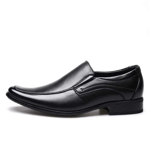 Men's Small Square Leather Shoes