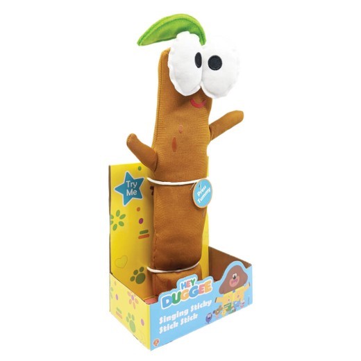 HEY DUGGEE SINGING STICKY STICK SOFT TOY