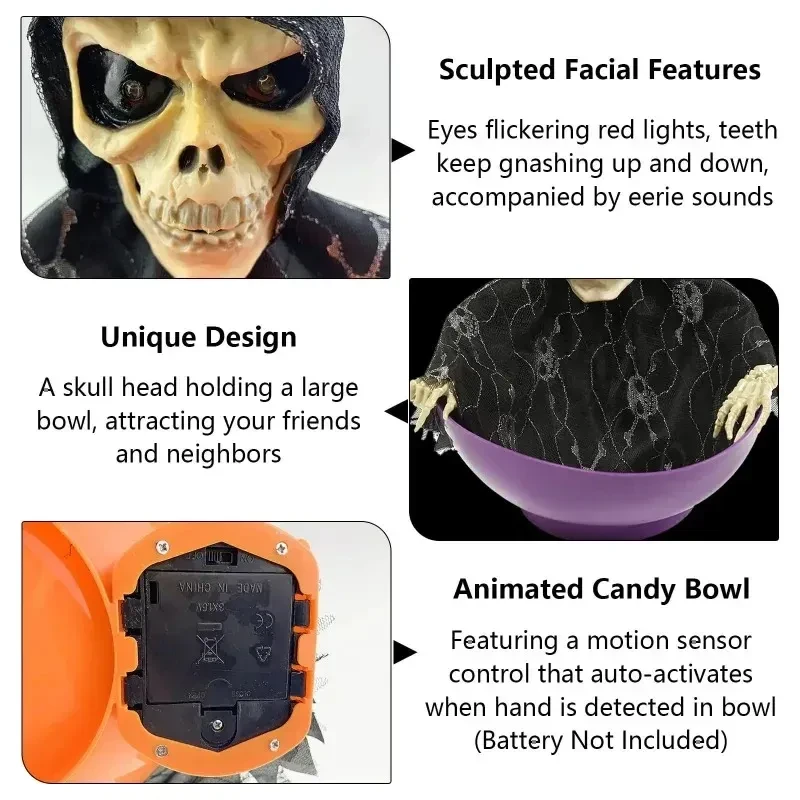 Joyful Halloween Ornament Fruits Tray