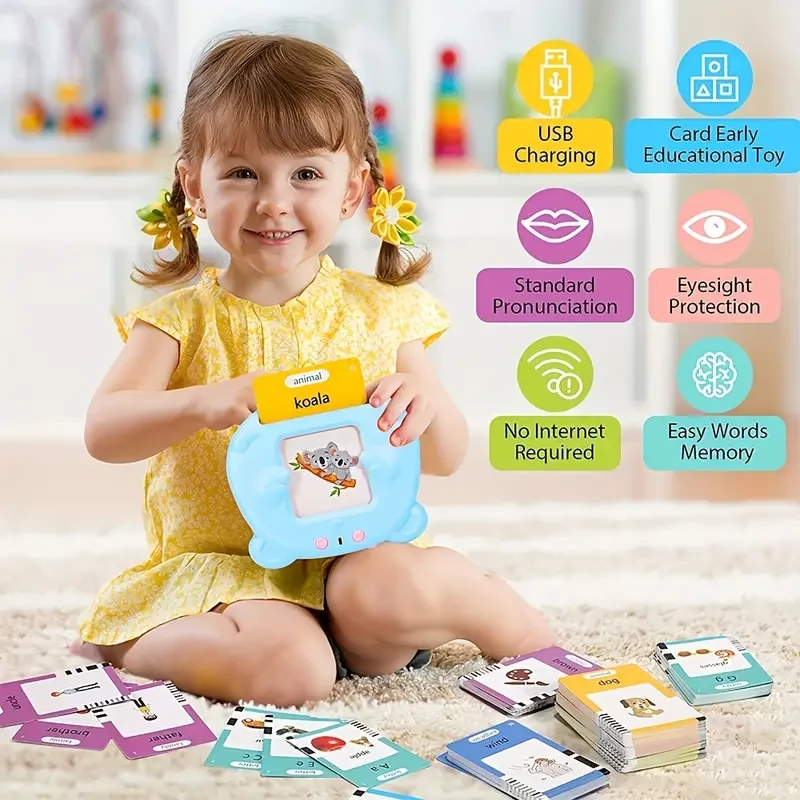 Speaking Card Early Education Learning Toy - Language Learning & Word Reader