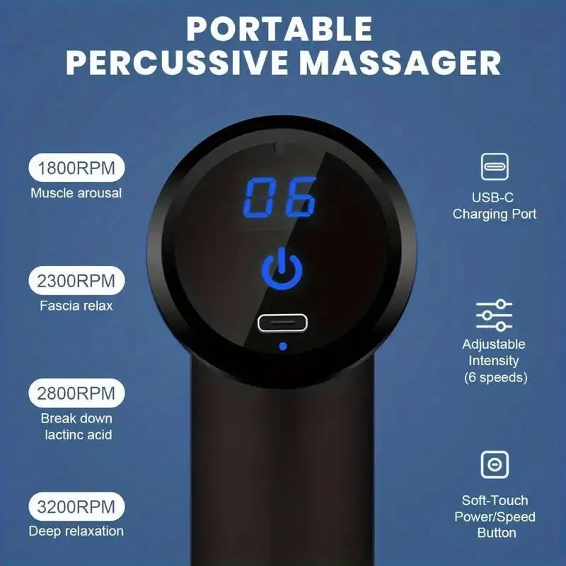 Massage Gun, Deep Tissue Muscle Handheld Massager