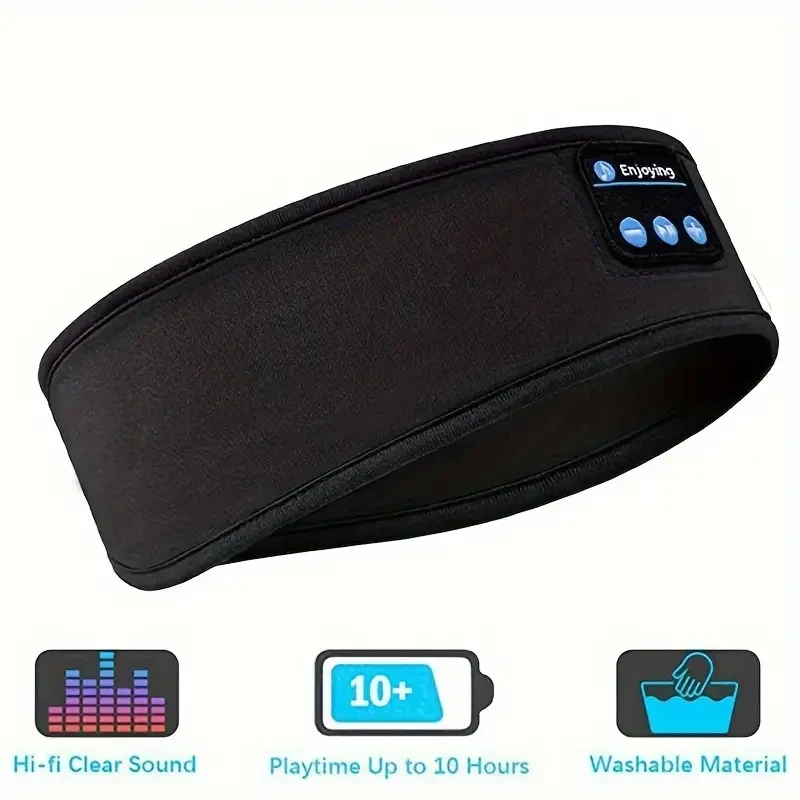 Sleeping Wireless Headphones Sports Headband Soft Elastic Comfortable