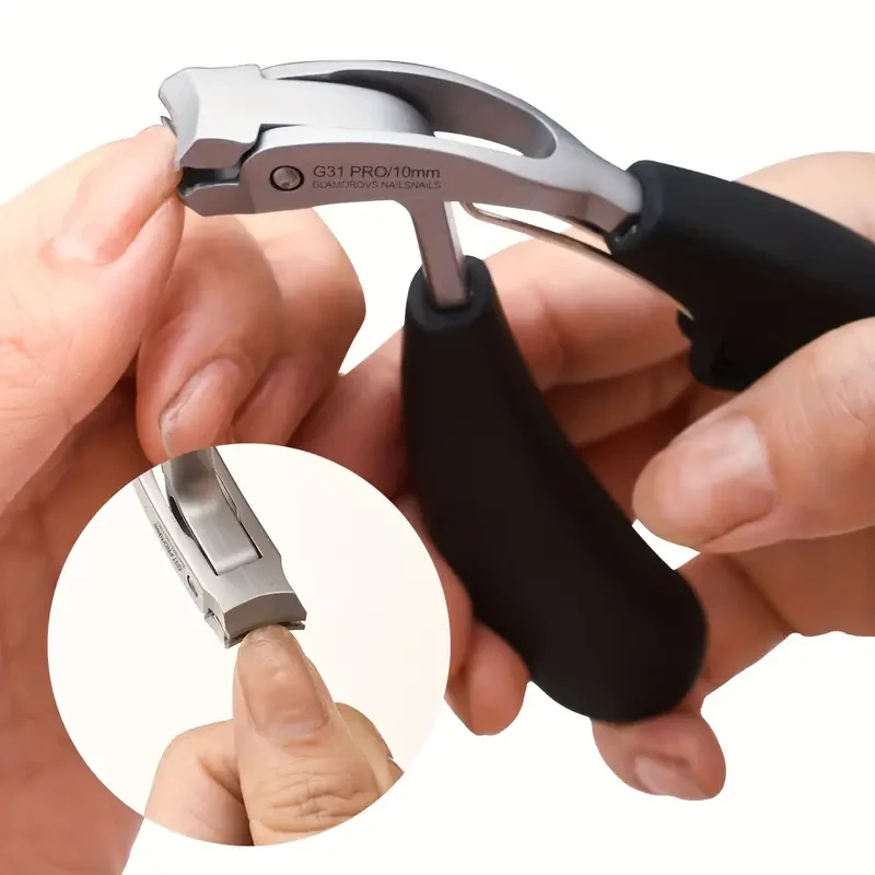 Professional Nail Clippers G31 - Heavy-Duty Toenail Trimmer