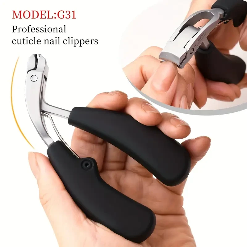 Professional Nail Clippers G31 - Heavy-Duty Toenail Trimmer