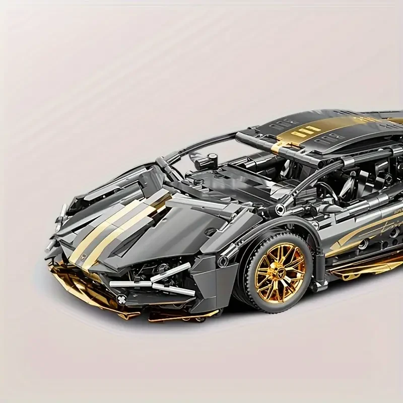 1259pcs Supercar Building Blocks Model Toy