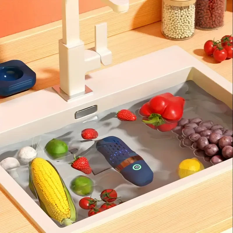 Portable Fully Automatic Fruit and Vegetable Washer with USB Charging